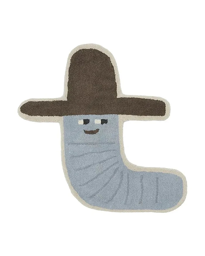 Вълнен килим OYOY Calle Cowboy 85 x 82 cm