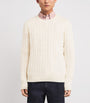 Polo Ralph Lauren Beige Cashmere Cable-Knit Sweater