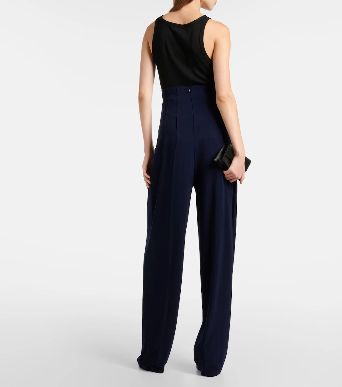 Norma Kamali - High-rise wide-leg pants