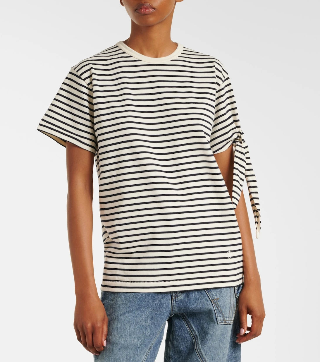 JW Anderson - Striped cotton jersey T-shirt