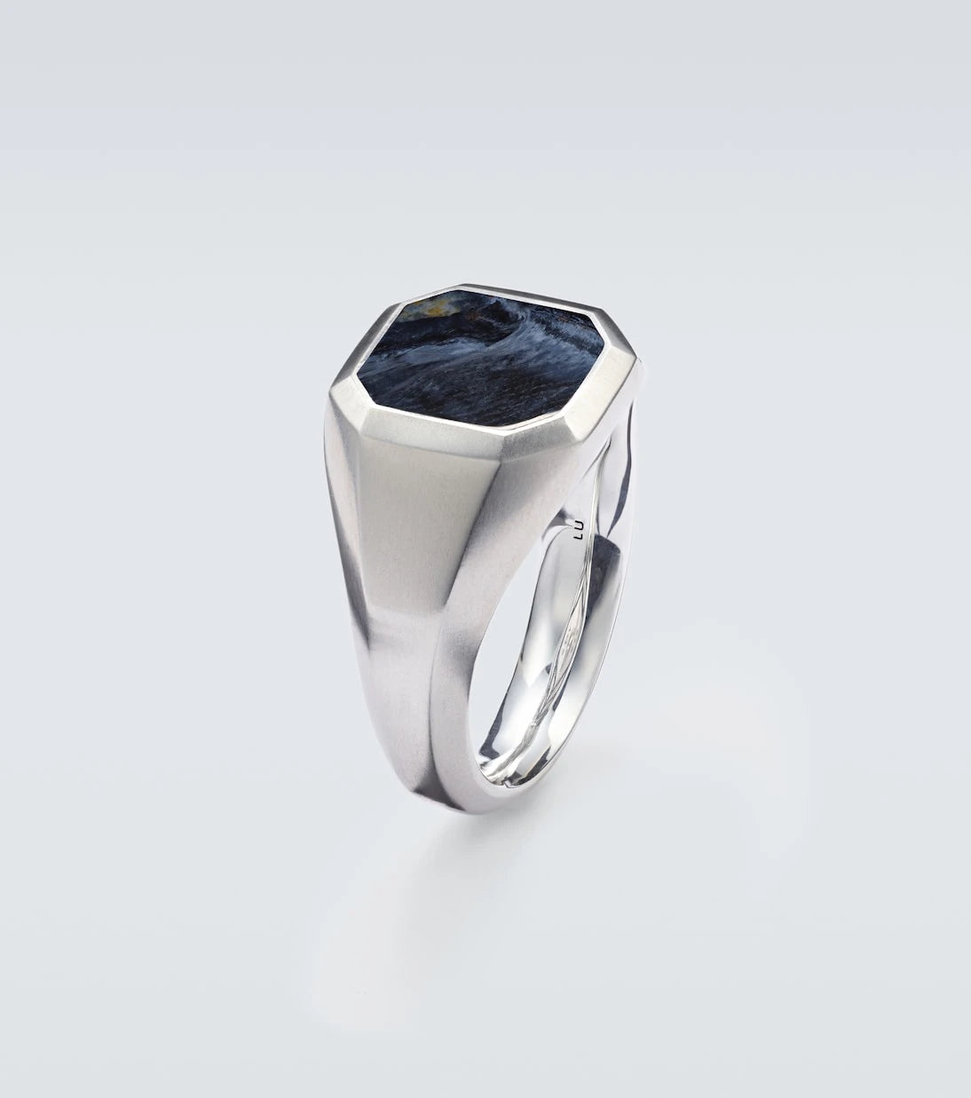 David Yurman - Streamline® sterling silver ring with pietersite