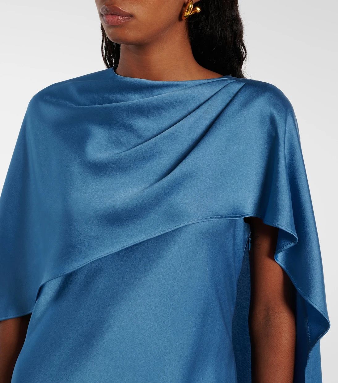 Simkhai - Izel caped satin gown