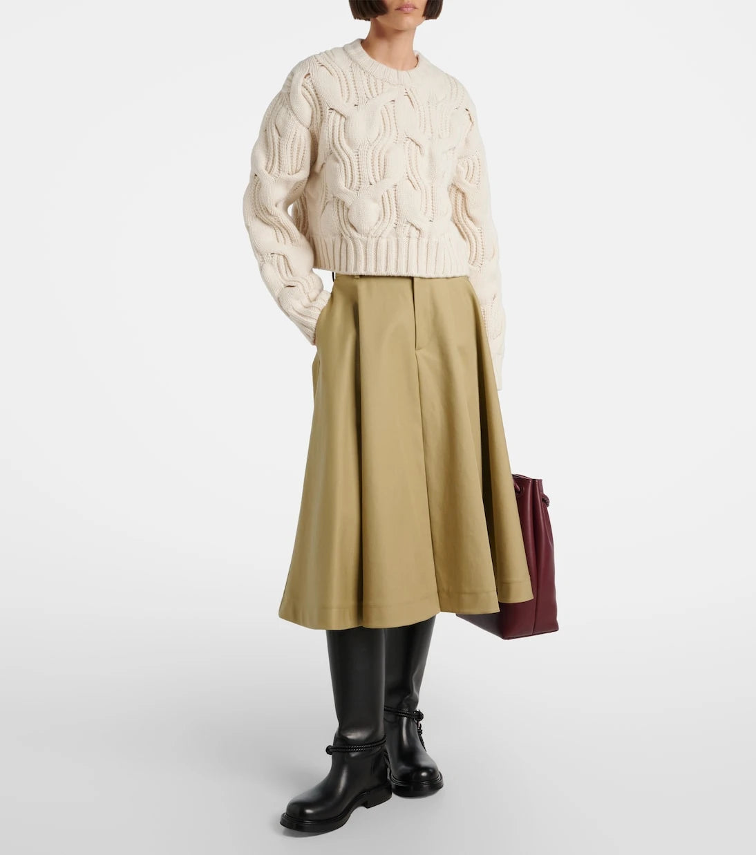 Bottega Veneta - James leather knee-high boots