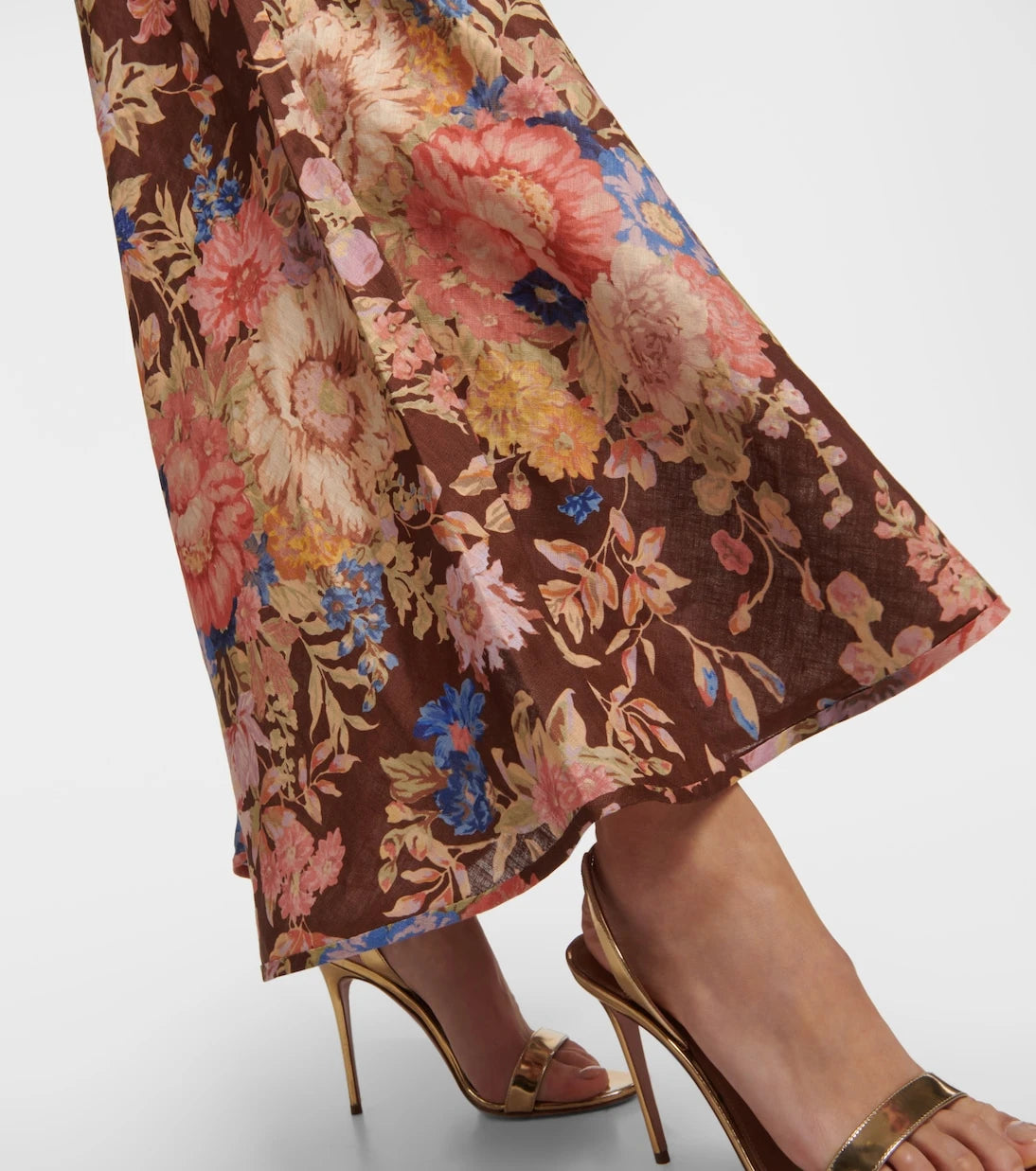Zimmermann - August floral linen maxi dress