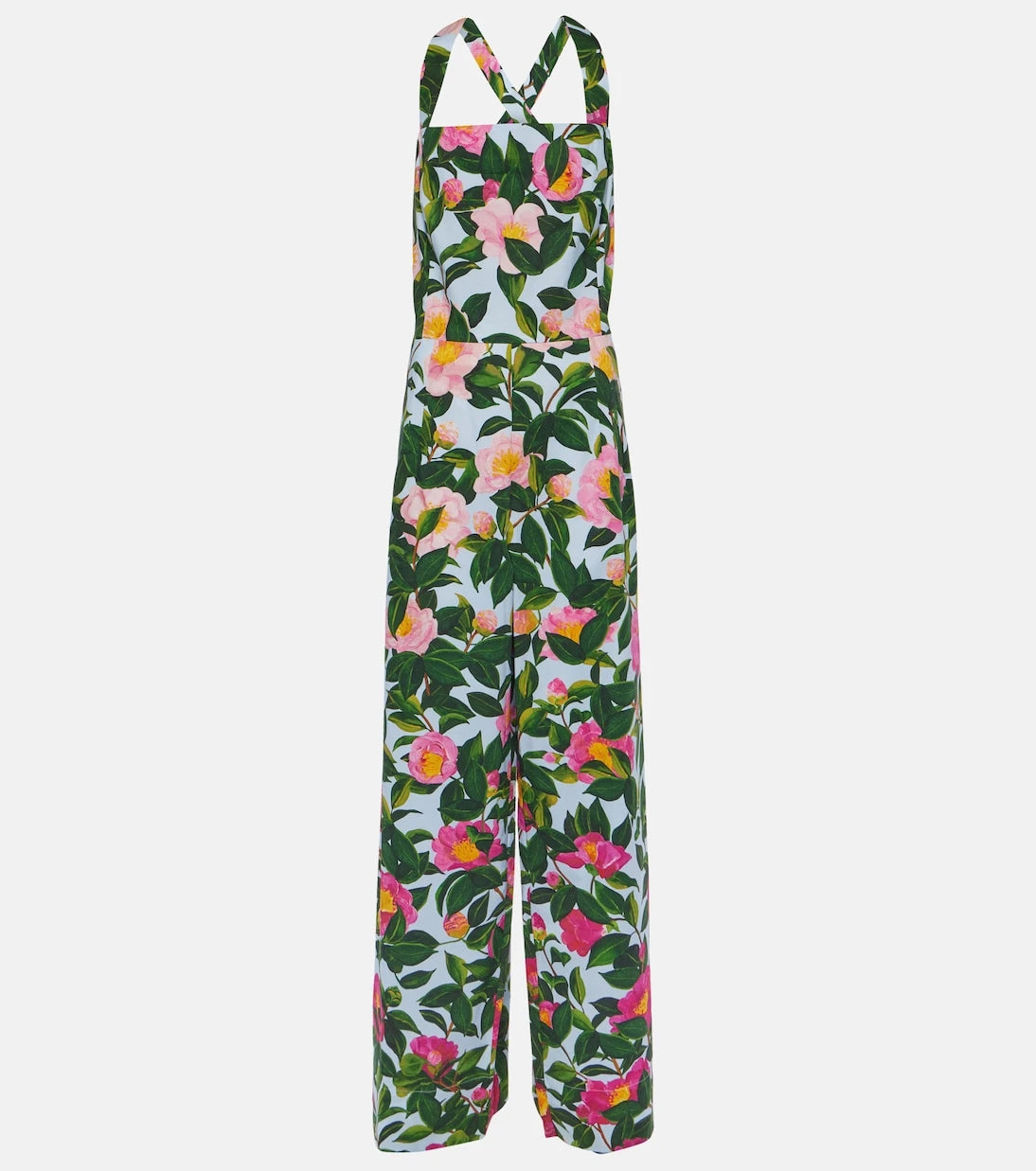Oscar de la Renta - Floral cotton-blend jumpsuit
