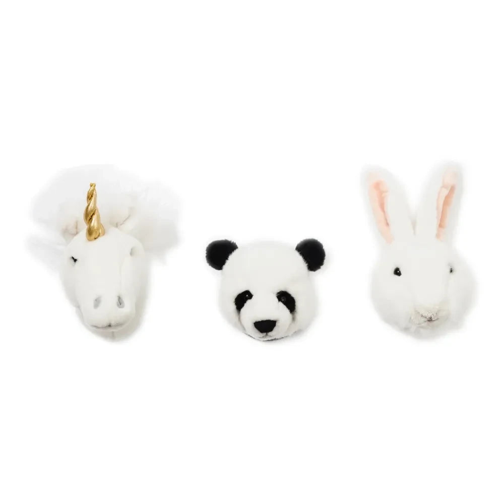 Wild & Soft - Lovely Animal Wall Mounts - Set of 3