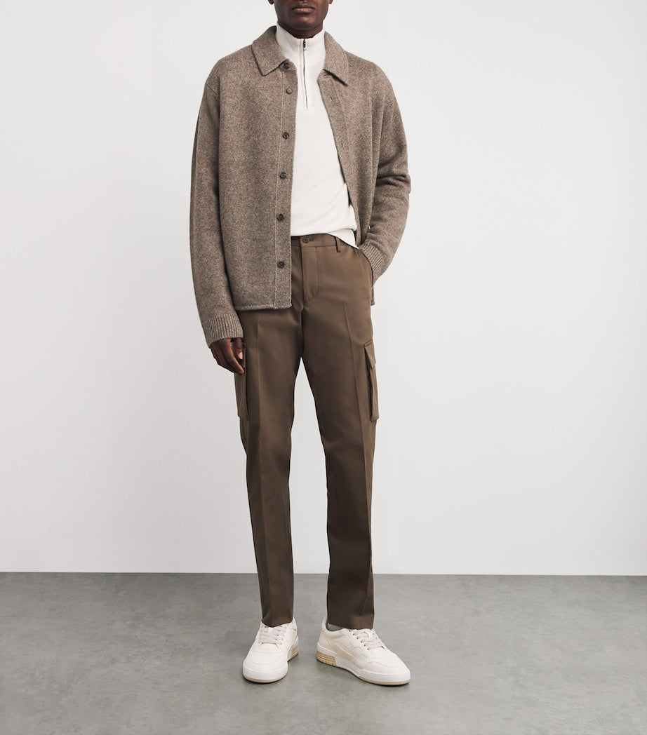 Eleventy Deerskin Low Sneakers