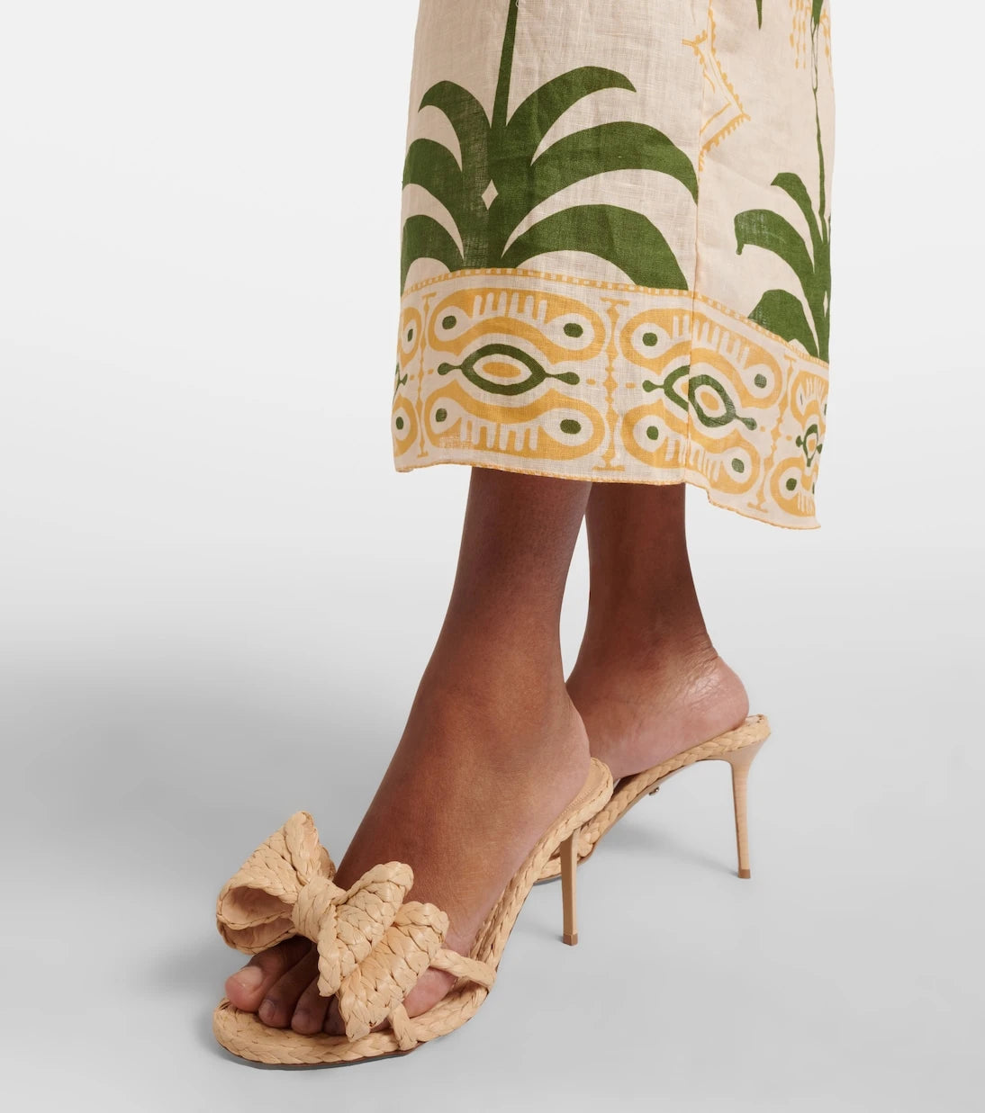 Mach & Mach - Le Cadeau 85 raffia mules