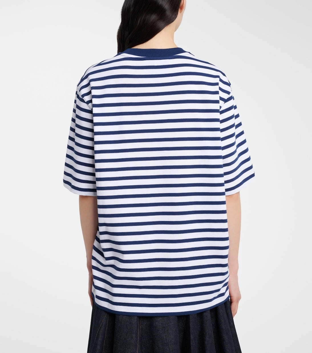 Ami Paris - Striped cotton jersey T-shirt