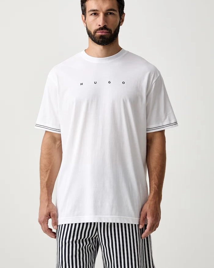 HUGO Erkek Pamuklu İki Parçalı Pijama COASTA SHORT SET