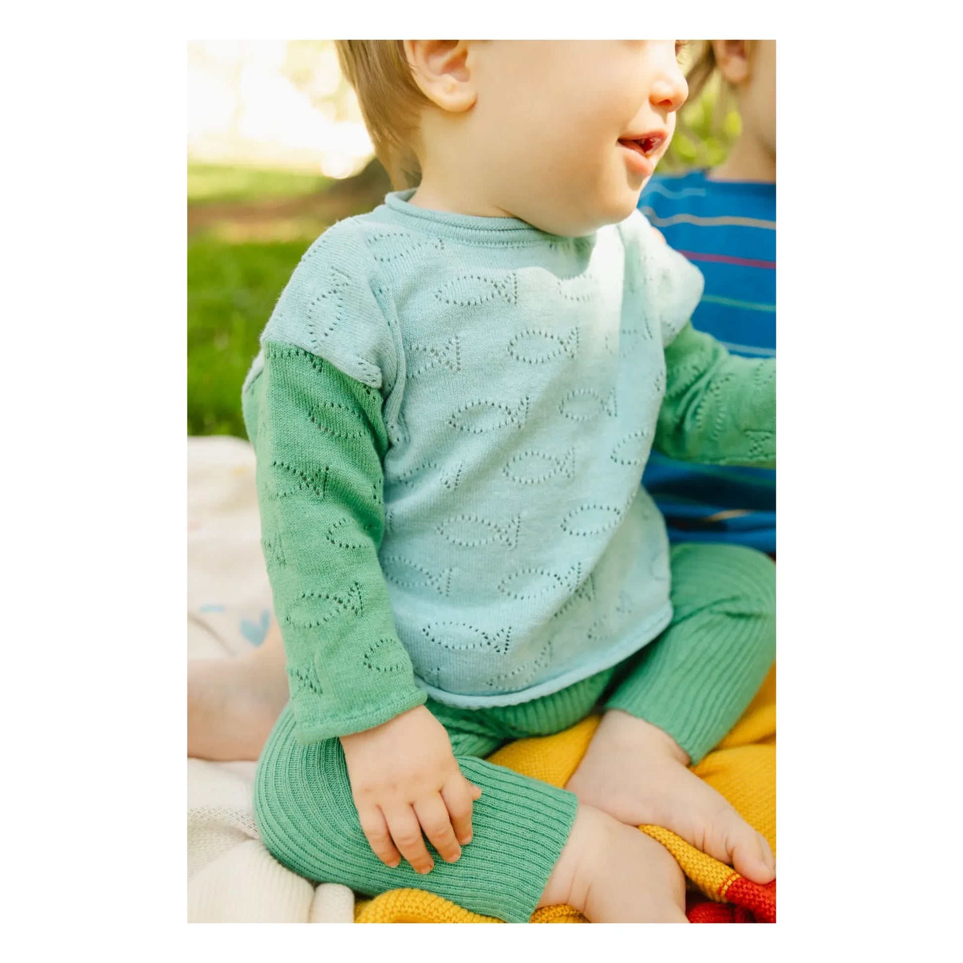 Bayiri - Underwater organic cotton sweater | Green