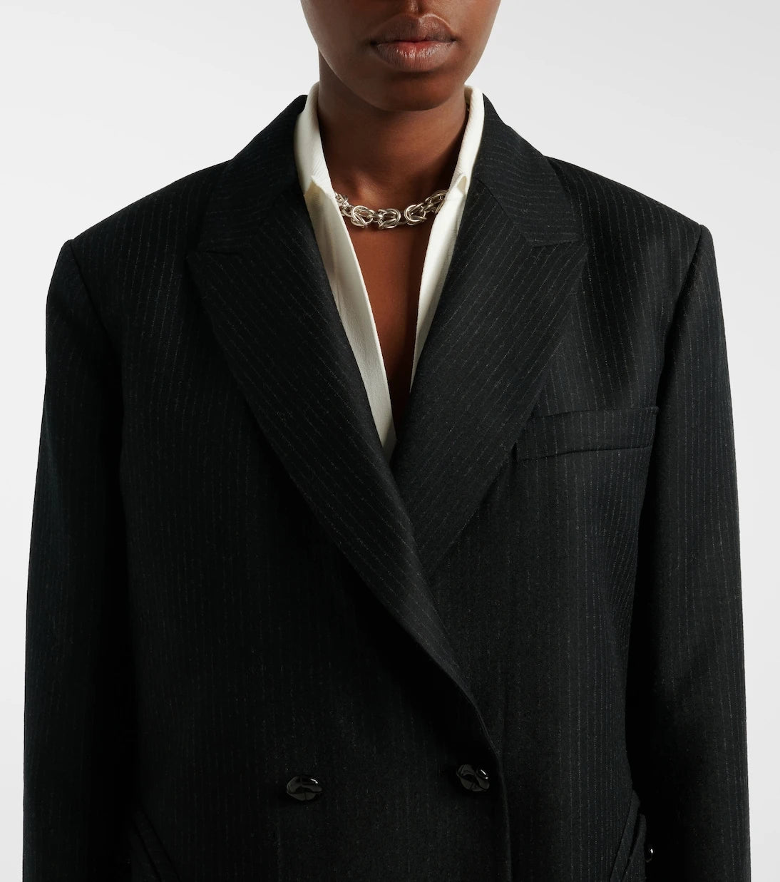 Blazé Milano - Nightbreak pinstripe virgin wool blazer