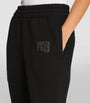 Alexander Wang Black Logo Sweatpants