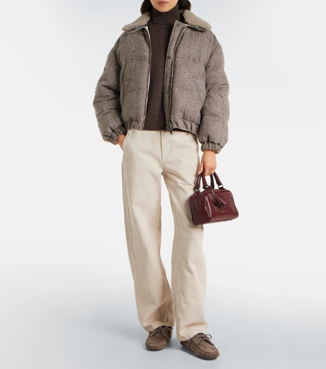 Brunello Cucinelli - Wool-blend down jacket