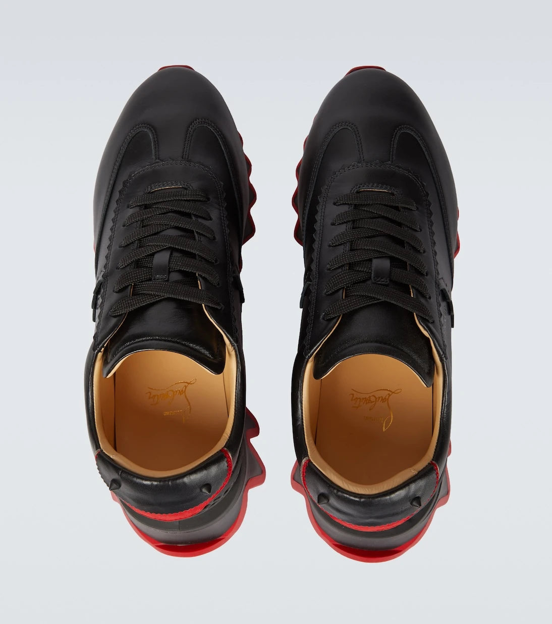 Christian Louboutin - Loubishark leather sneakers