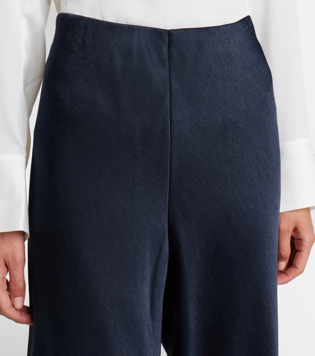 Vince - Colette satin wide-leg pants