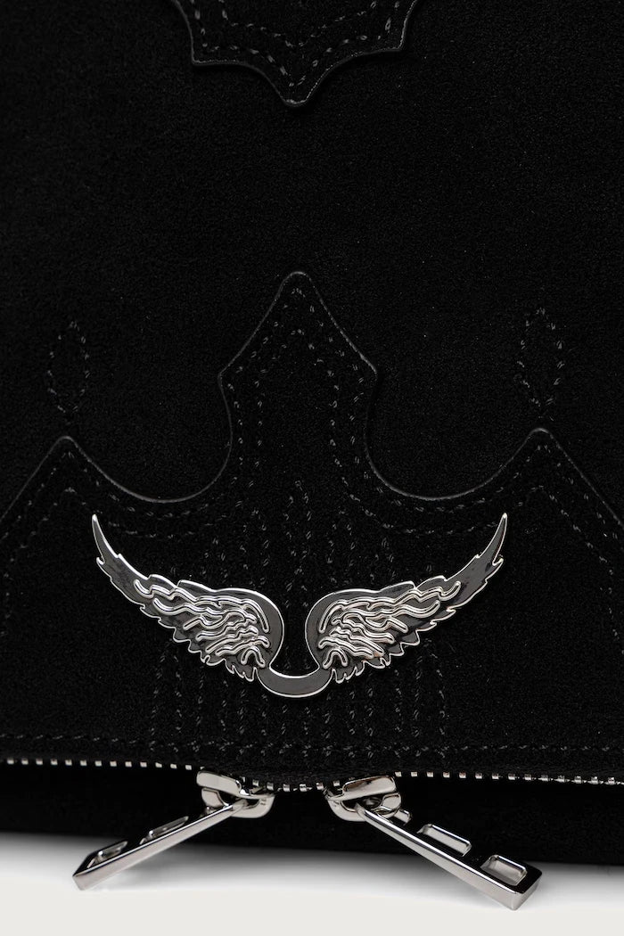 Kadın süet crossbody çanta