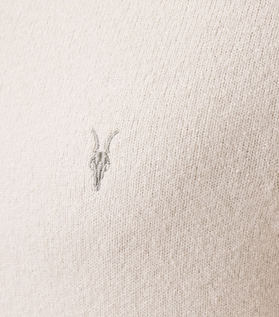 White Ramskull Statten Polo Sweater