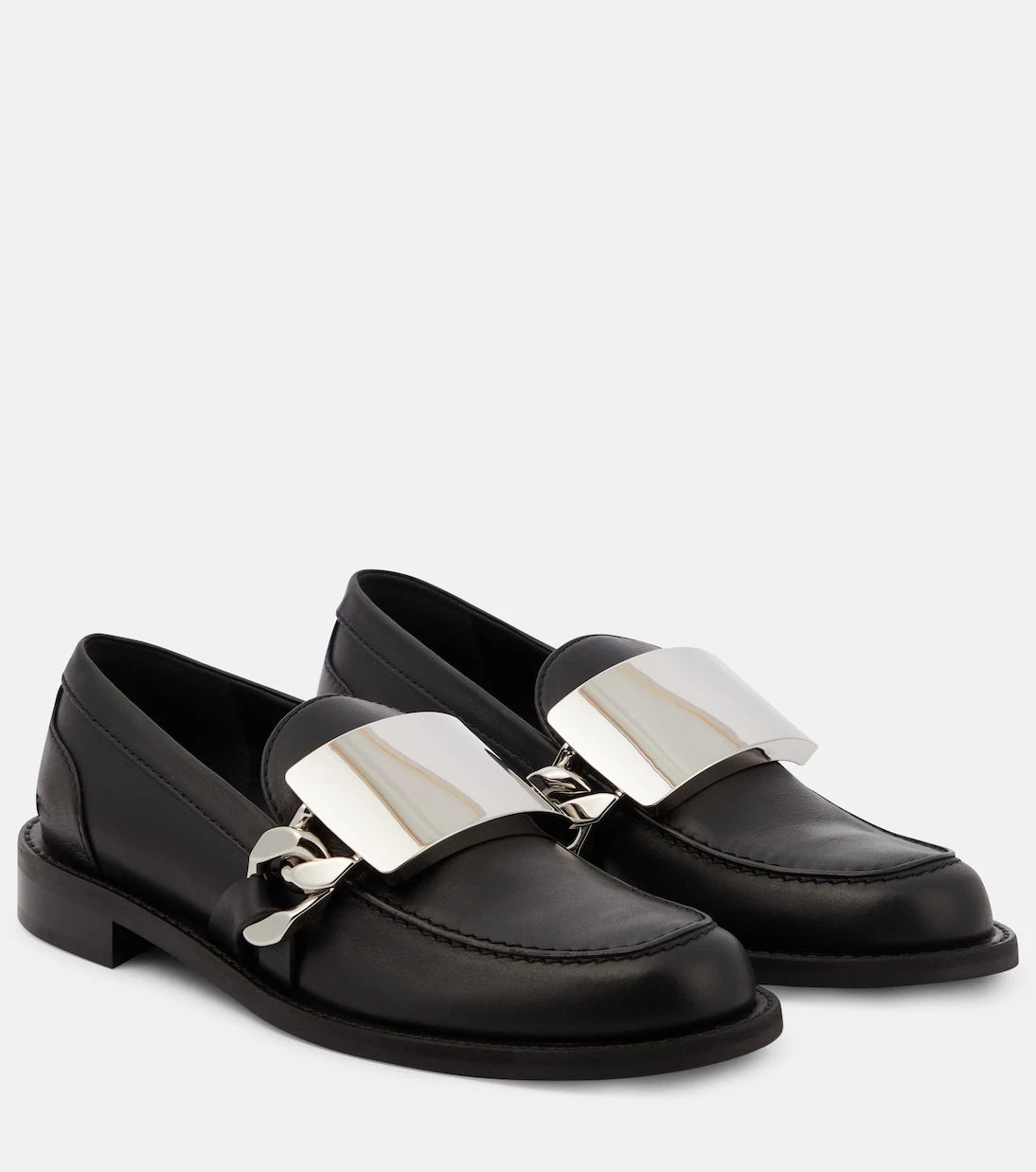 JW Anderson - Gourmet Chain leather loafers