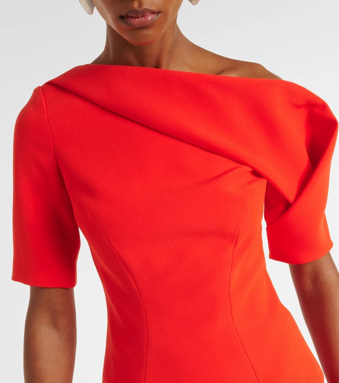 Safiyaa - Marley draped crêpe top