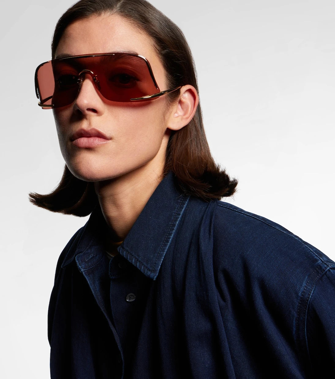 Loewe - Logo shield sunglasses