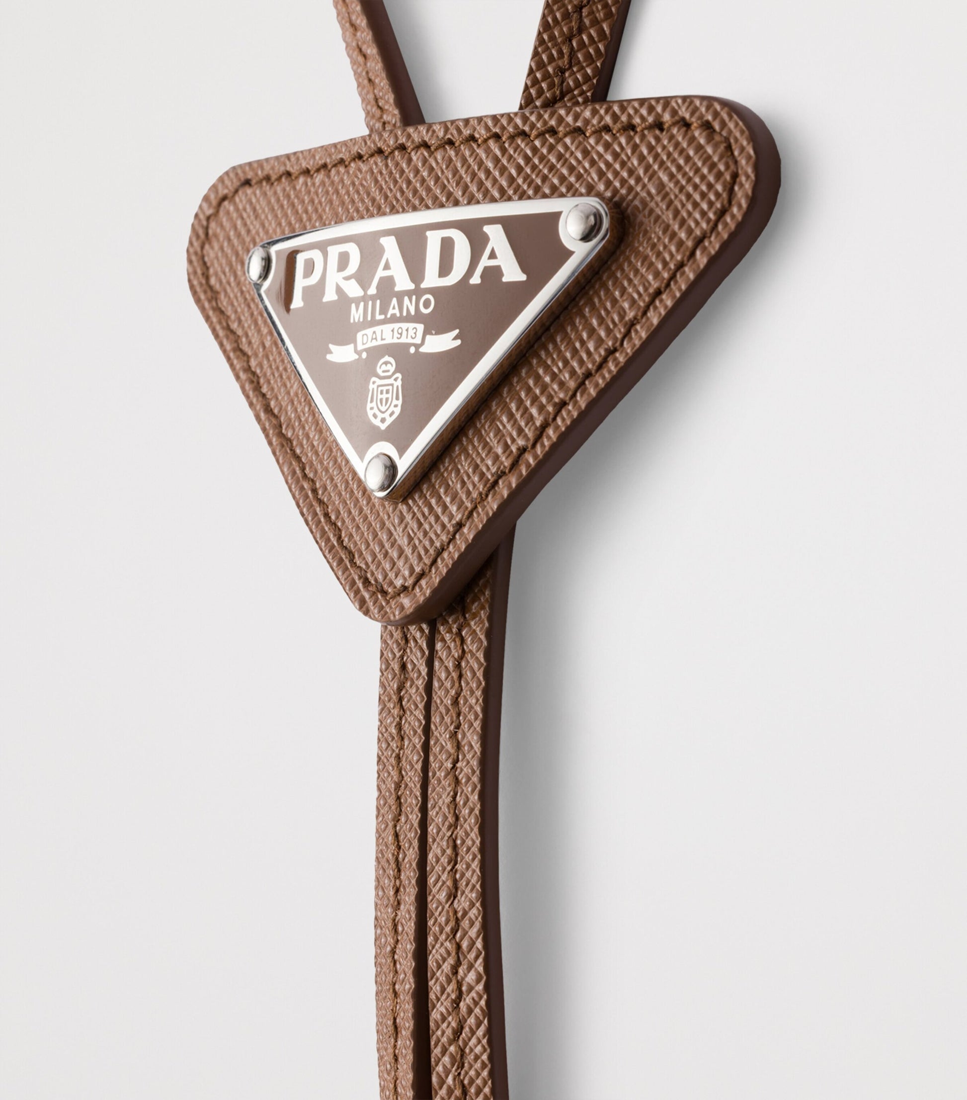 Prada Saffiano Leather Bolo Tie