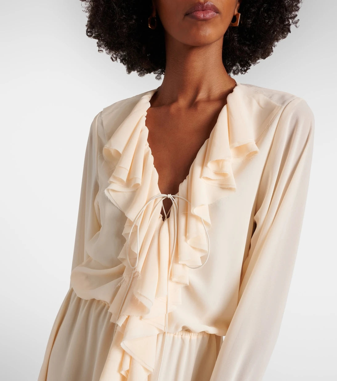Bananhot - Bellen ruffled maxi dress