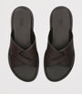 Zegna Leather Sandals