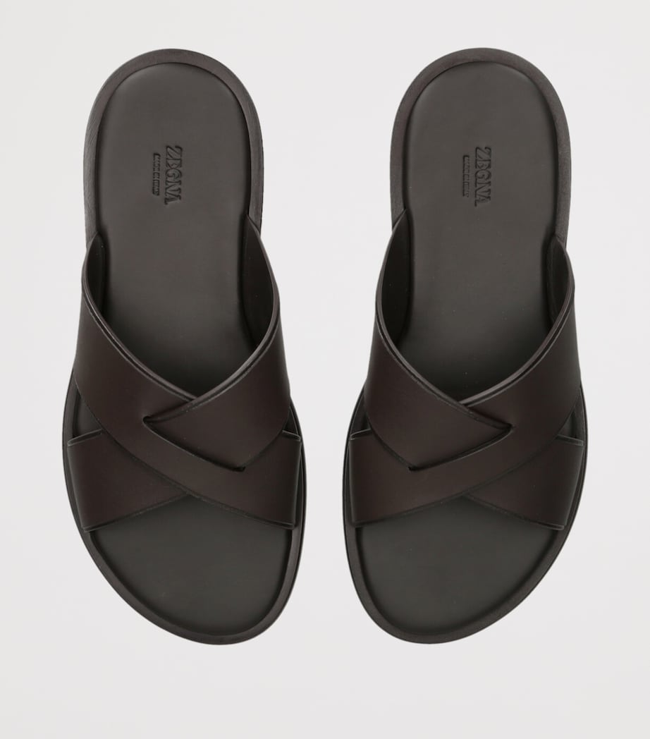 Zegna Leather Sandals