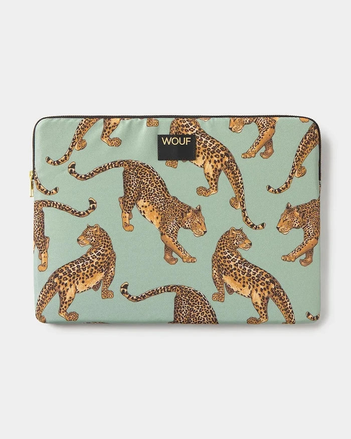 WOUF Emerald Leopard 15"/16" Laptop Kılıfı