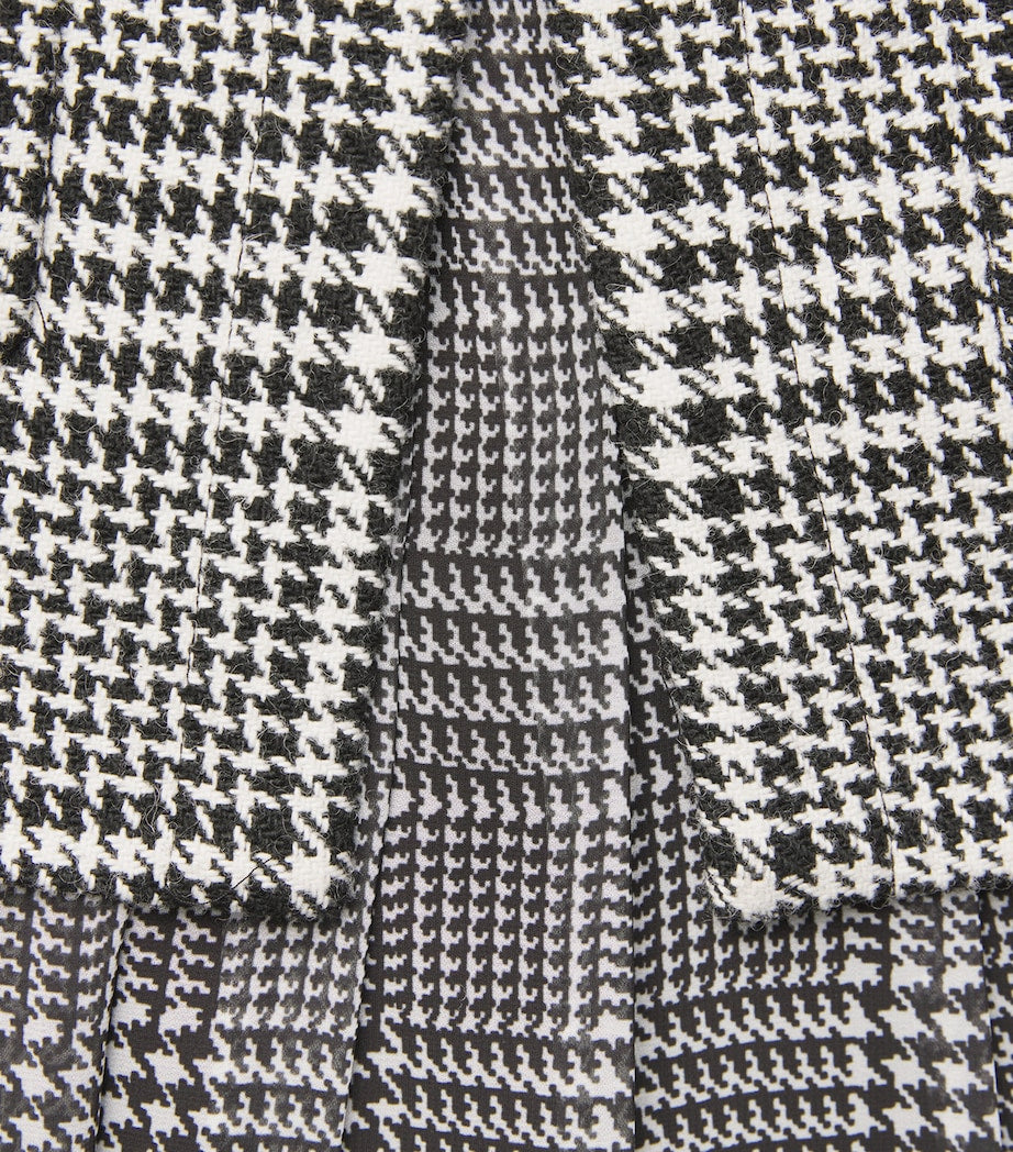 Self-Portrait Multi Houndstooth Tailored Midi Dress