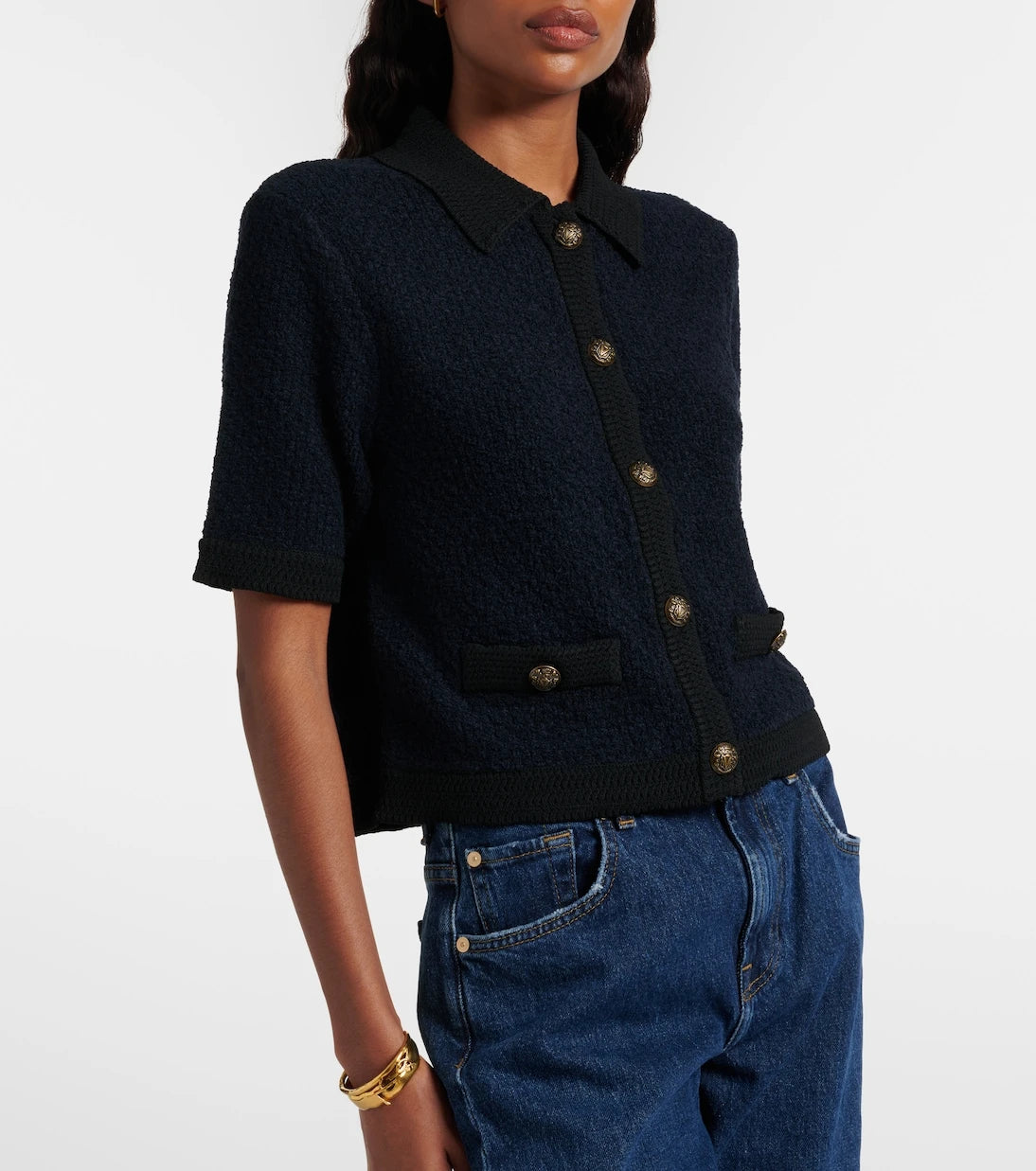 Veronica Beard - Cotton and wool-blend cardigan