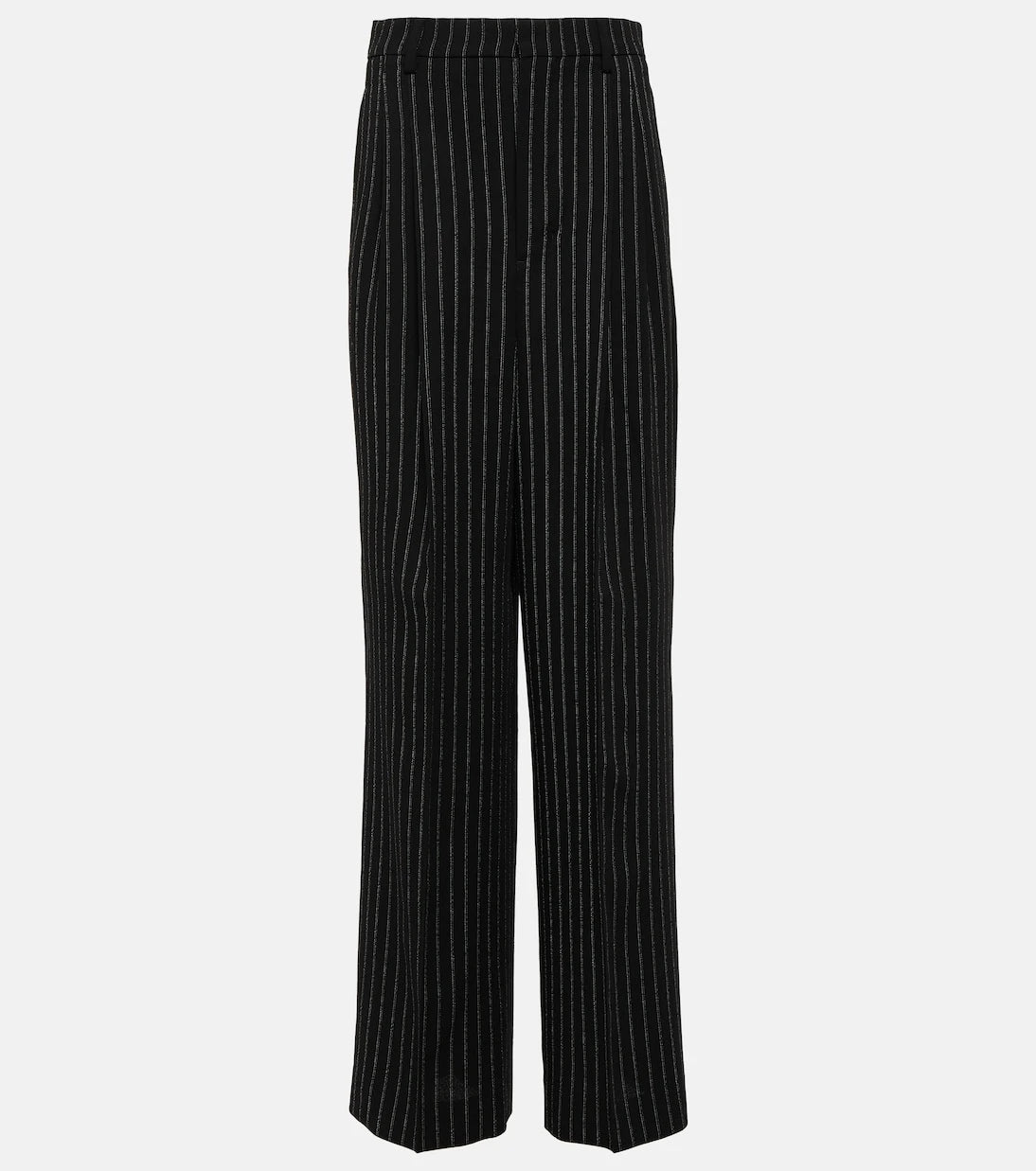 Ami Paris - High-rise wool wide-leg pants