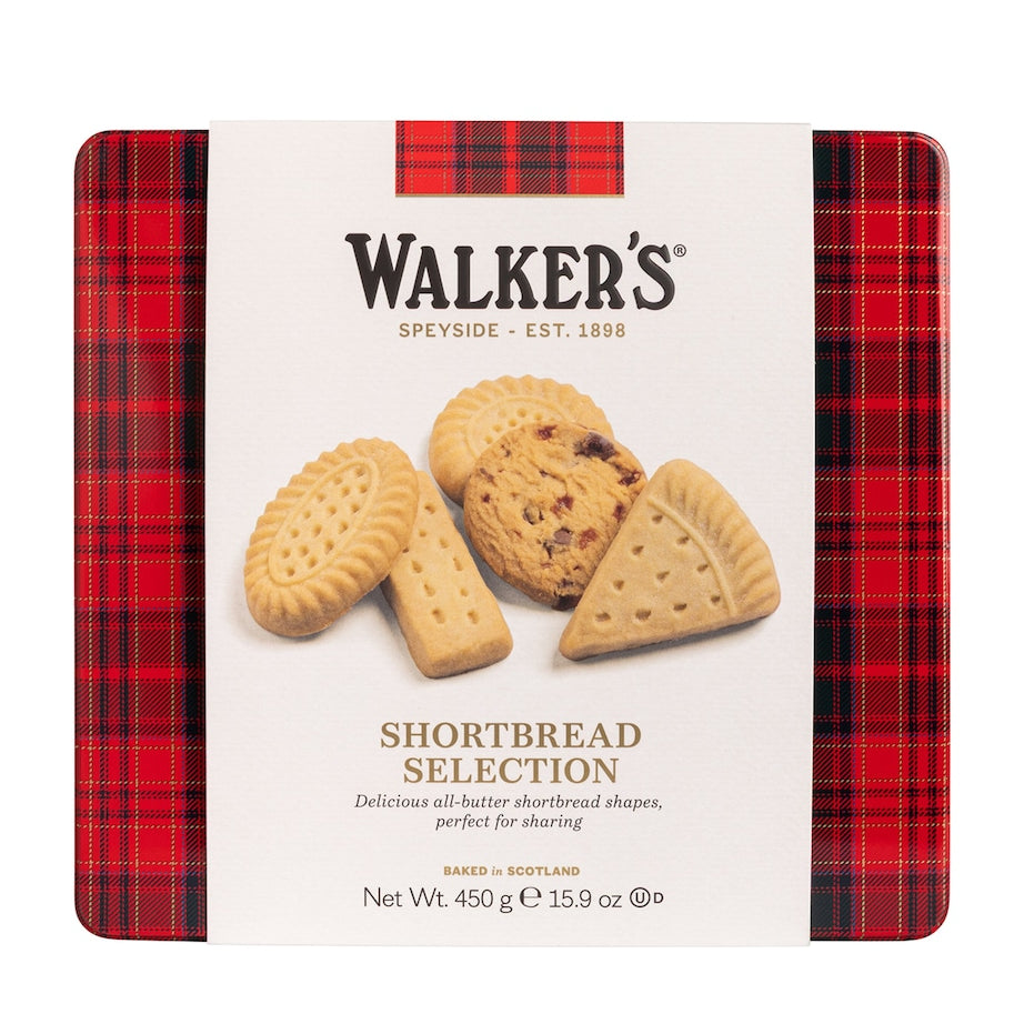 Walkers Square Shortbread Assortment Tin (450g)
