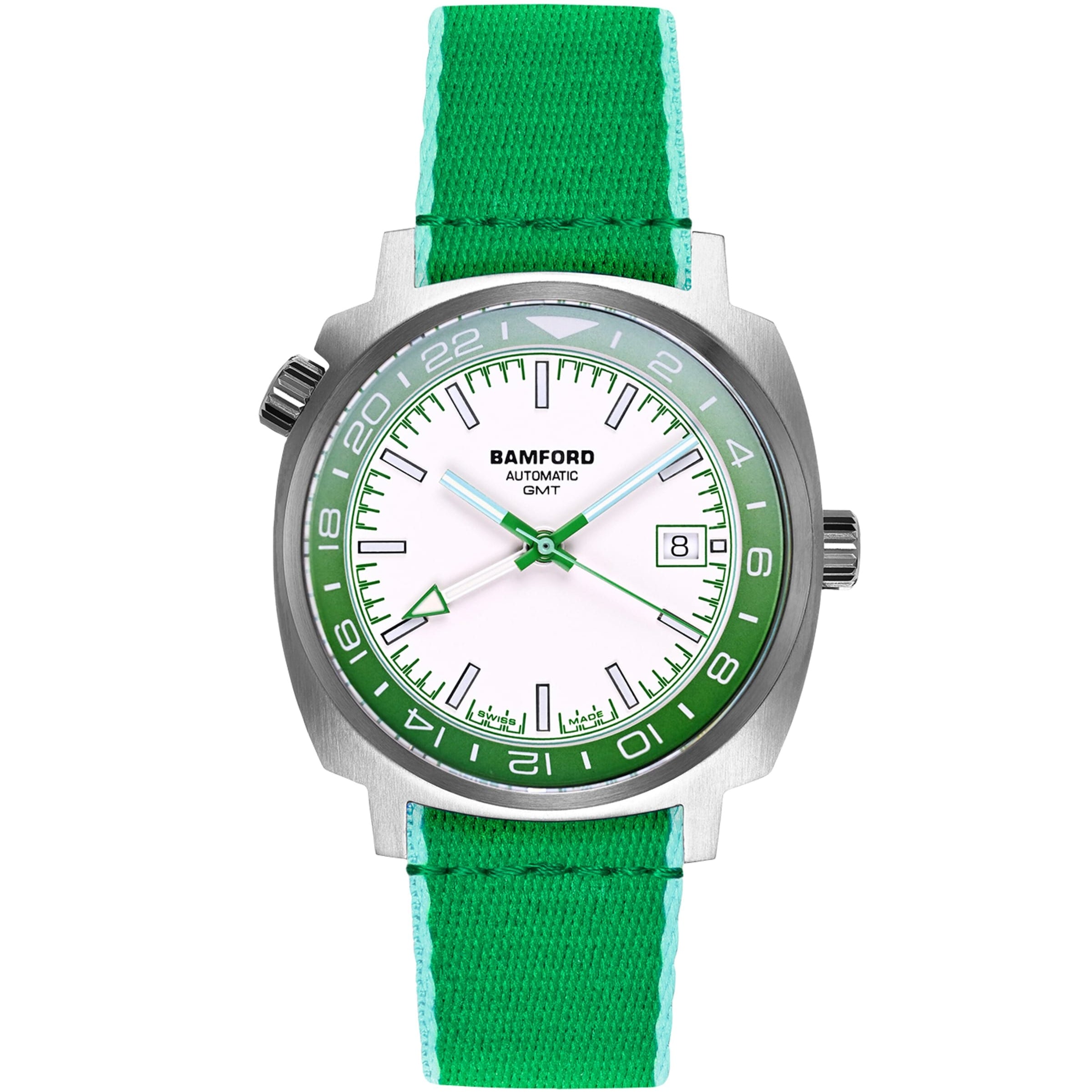 Stainless Steel GMT Summer +8 Watch 40mm