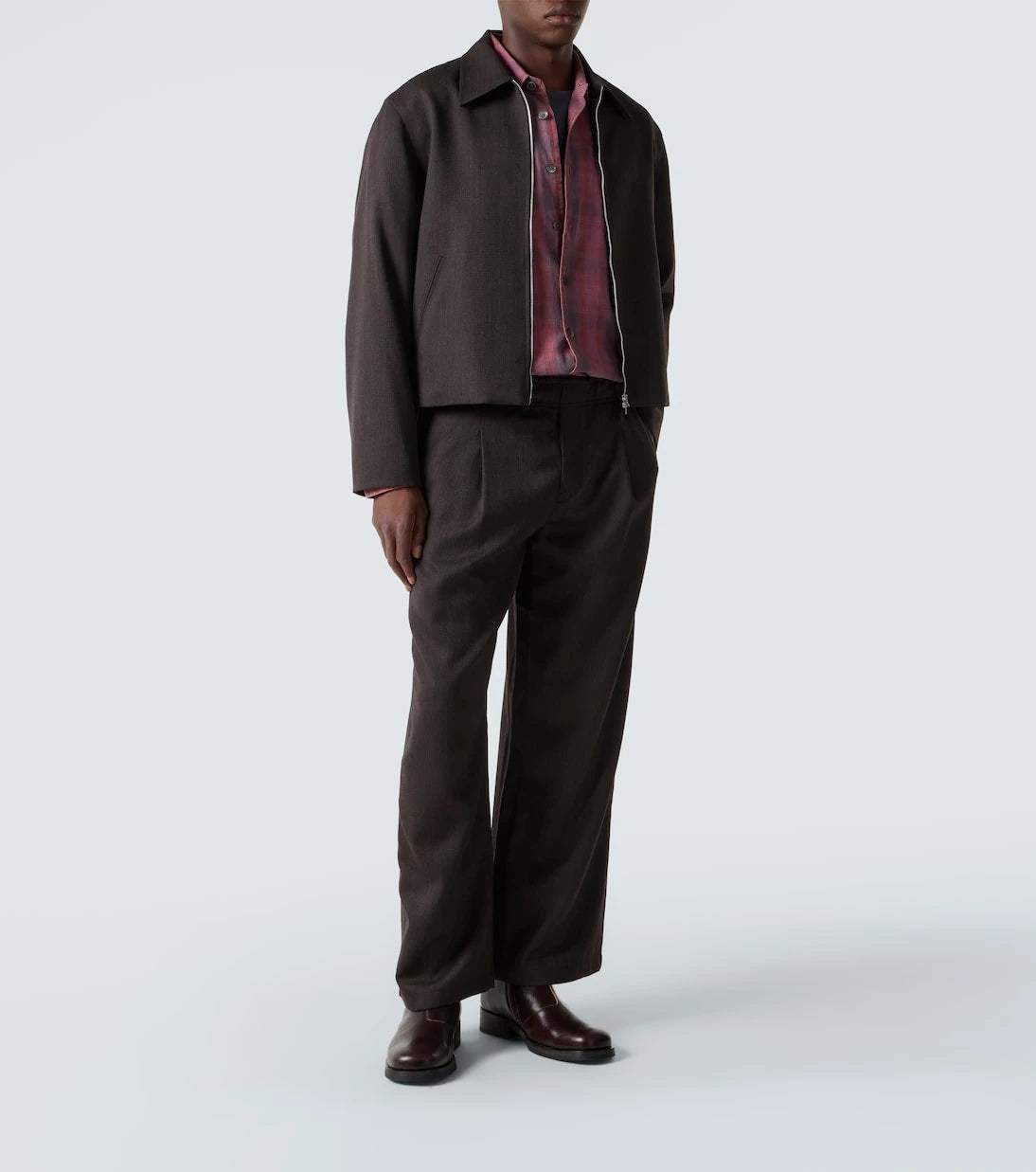 Our Legacy - Leisure mid-rise wide-leg wool pants