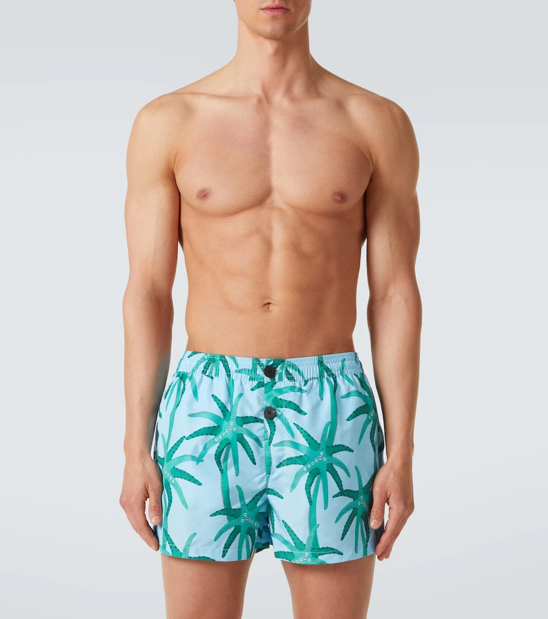 Jacquemus - Puntini printed swim trunks
