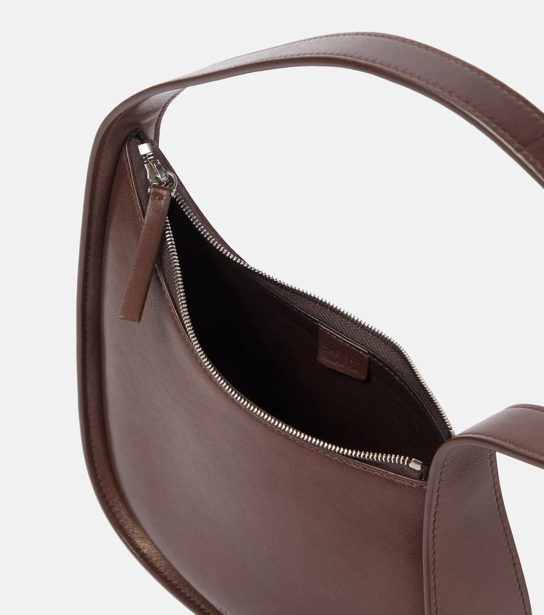 The Row - Half Moon leather shoulder bag