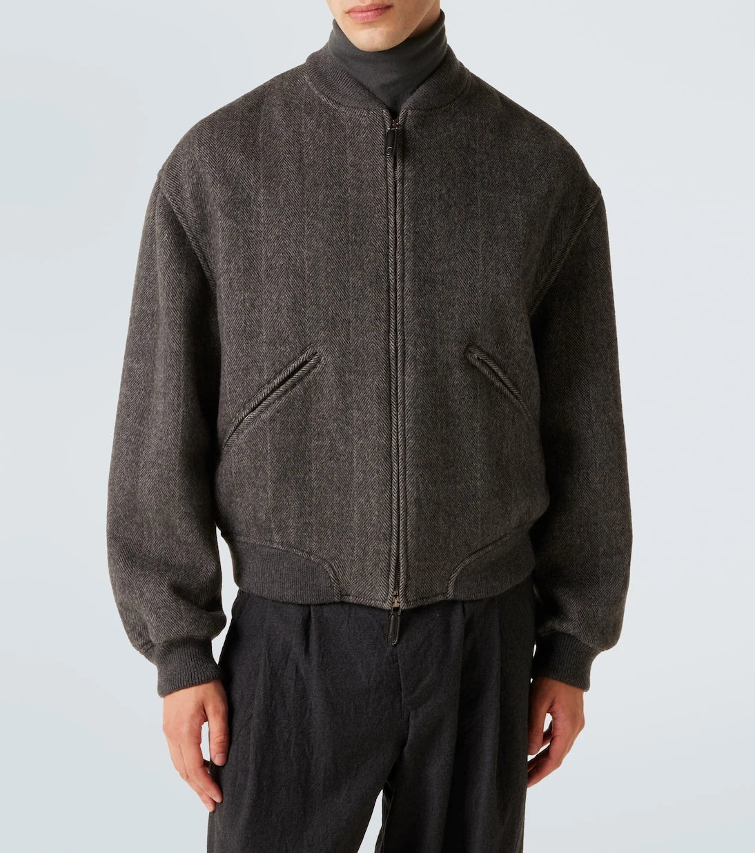 Giorgio Armani - Cashmere bomber jacket