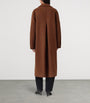 AllSaints Brown Wool-Blend Sellma Coat