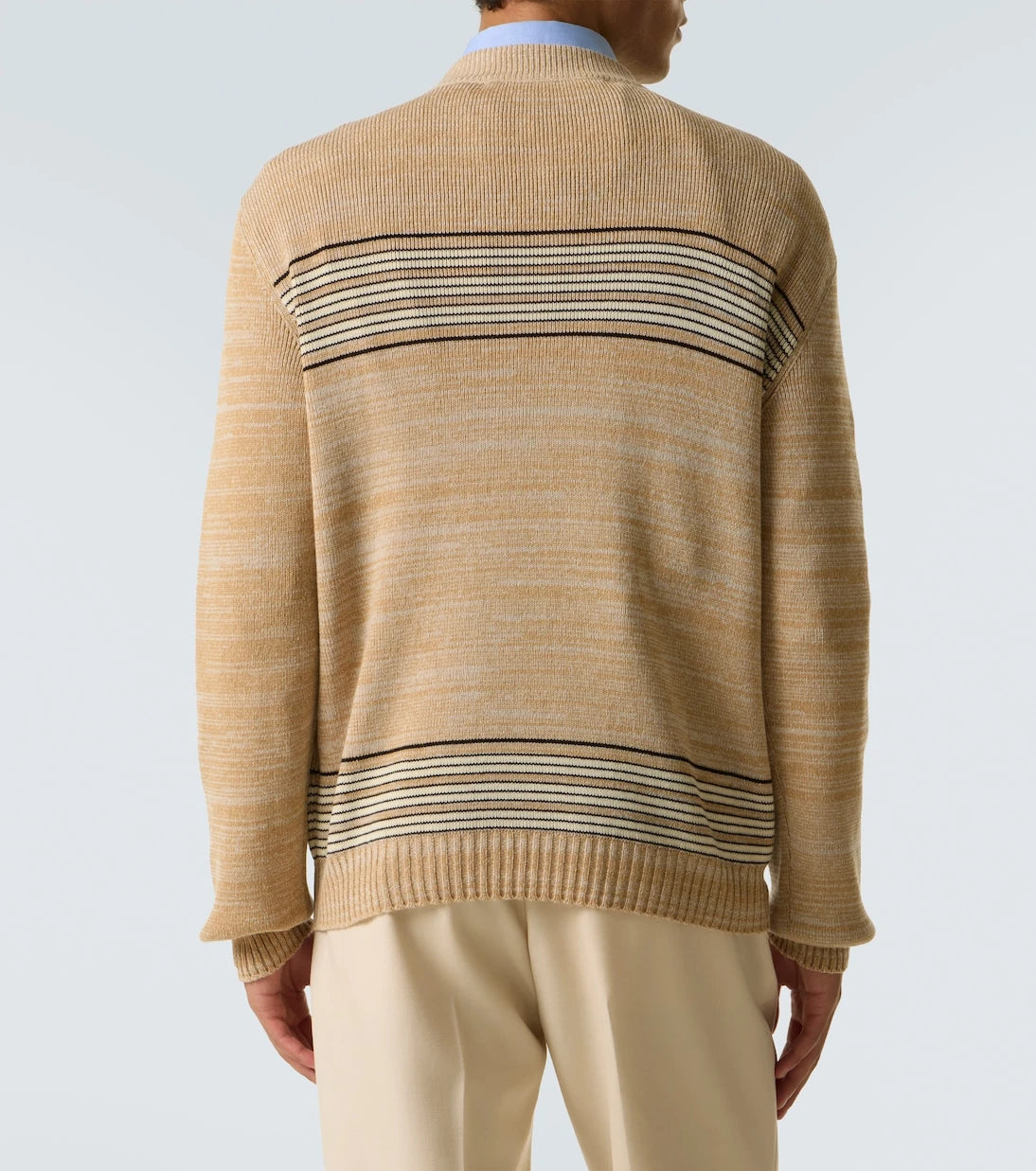 Valentino - Logo wool and cotton sweater