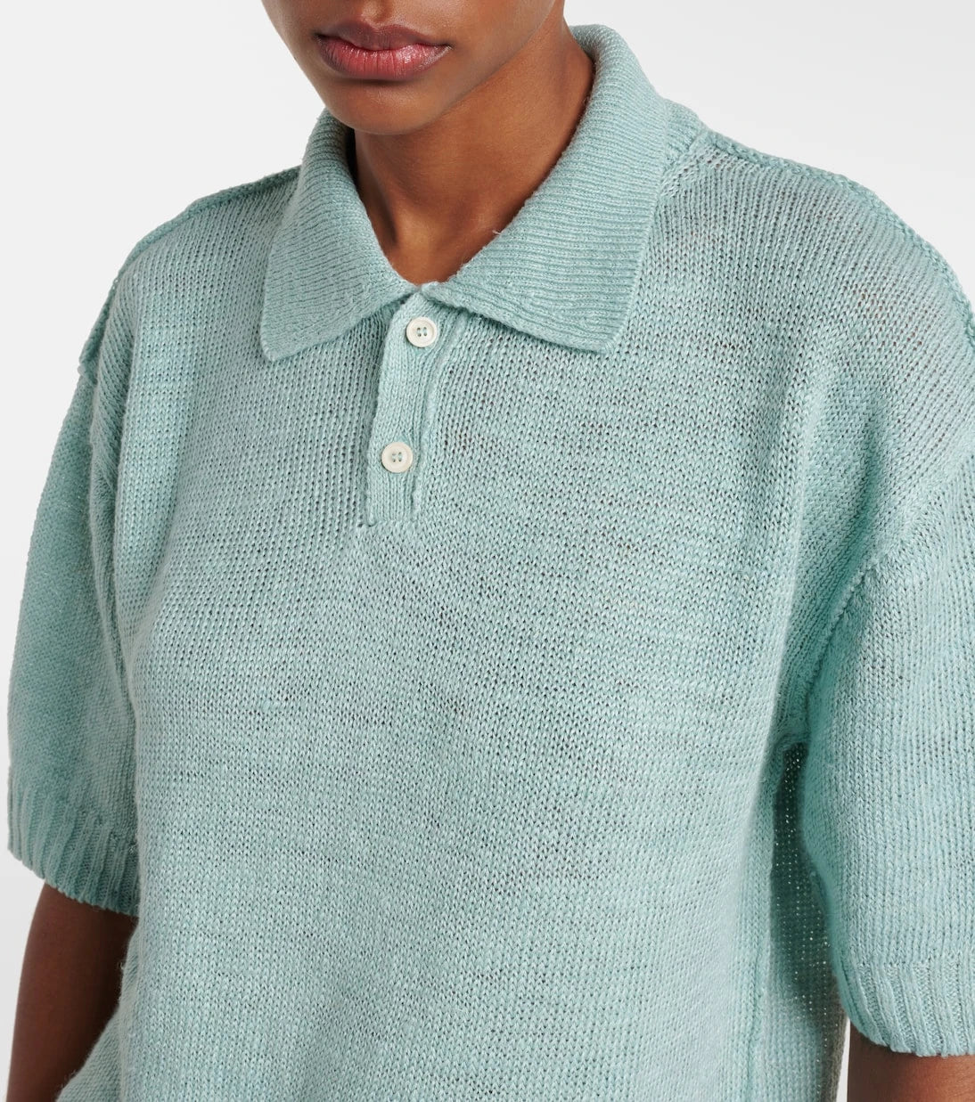 Maison Margiela - Hemp polo sweater
