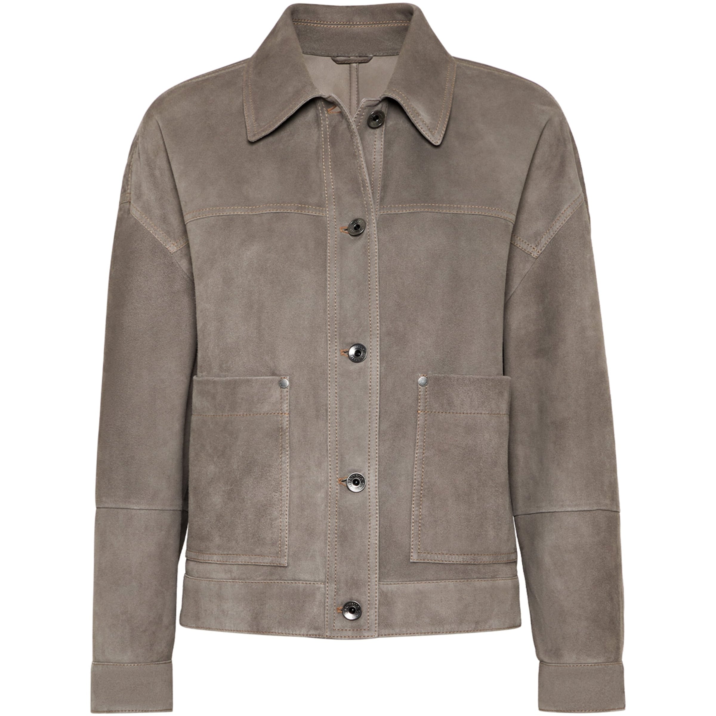 Brunello Cucinelli Brown Couture Suede Jacket