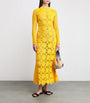 Yellow Knitted Alpamayo Maxi Dress
