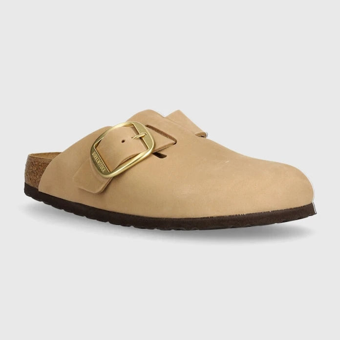Чехли от набук Birkenstock Boston Big Buckle