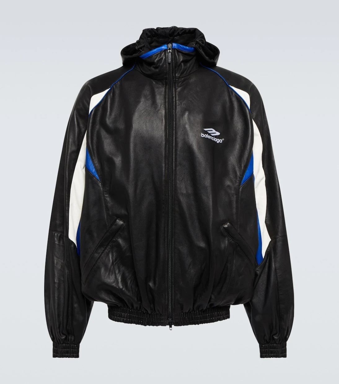 Balenciaga - Leather hoodie