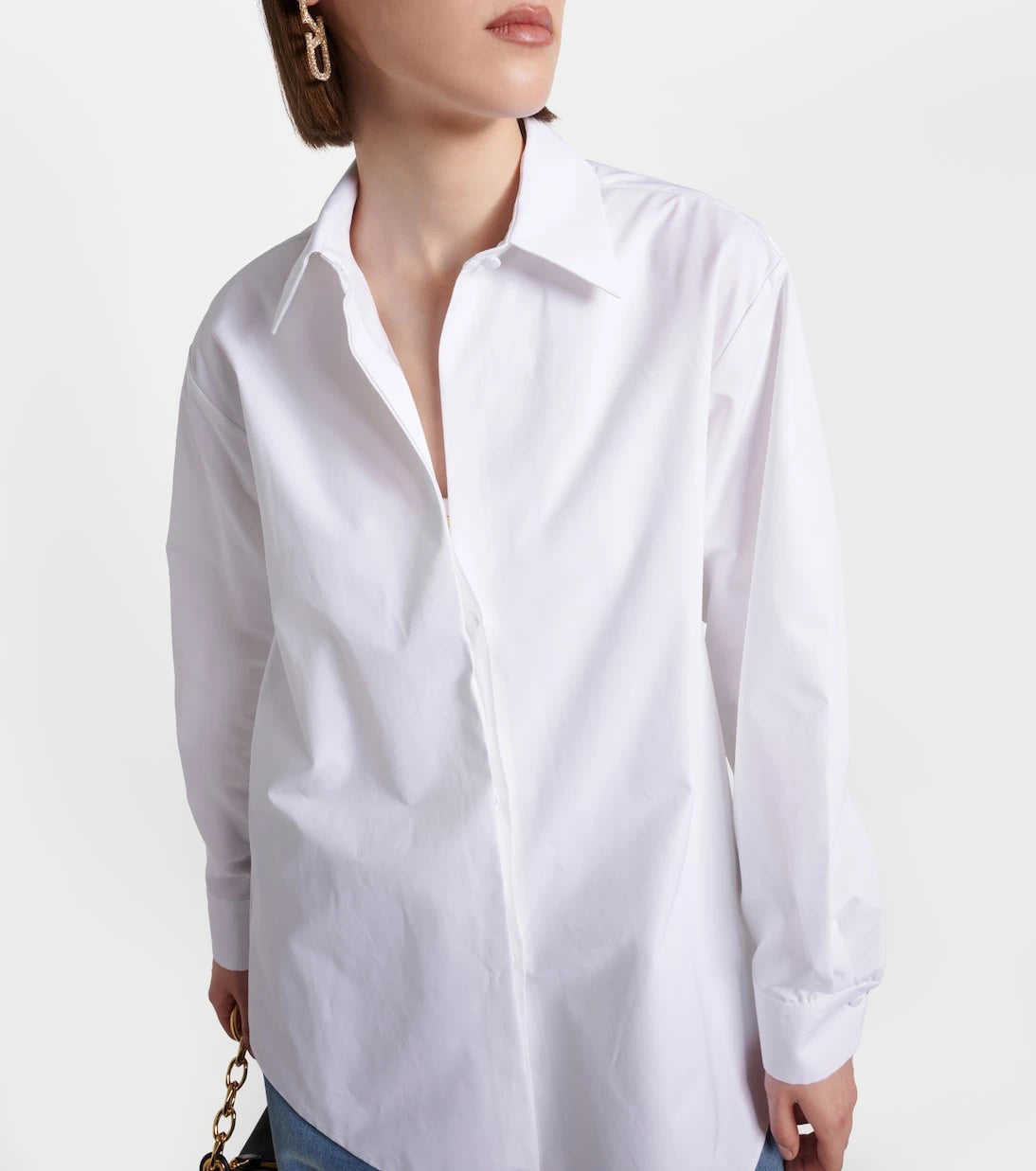 Valentino - Oversized cotton shirt