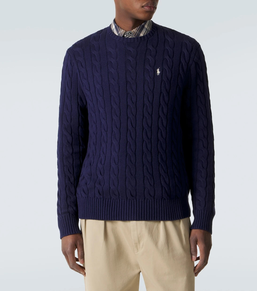Polo Ralph Lauren - سترة قطنية بنقشة الكابل