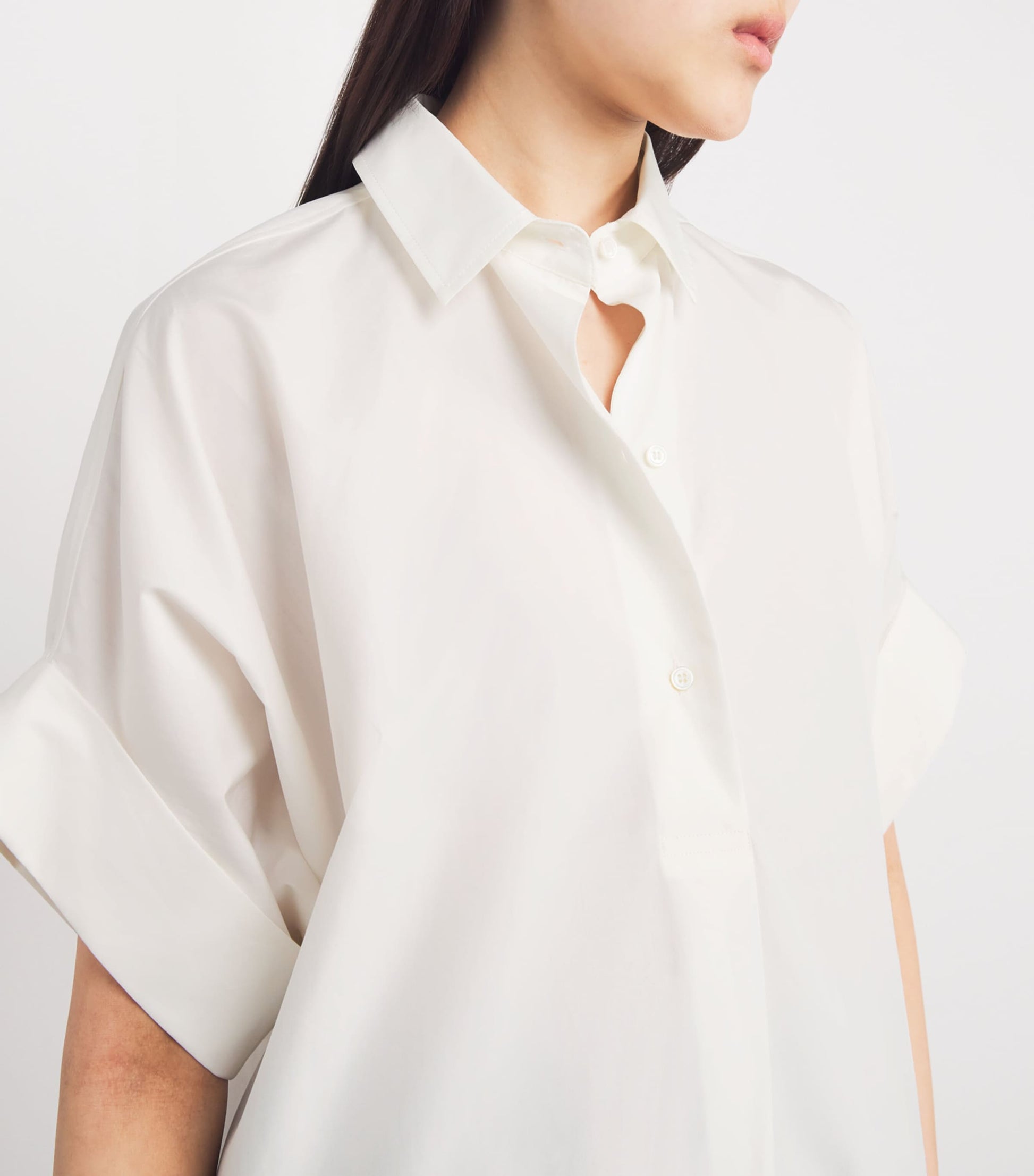 Weekend Max Mara White Cotton Poplin Top