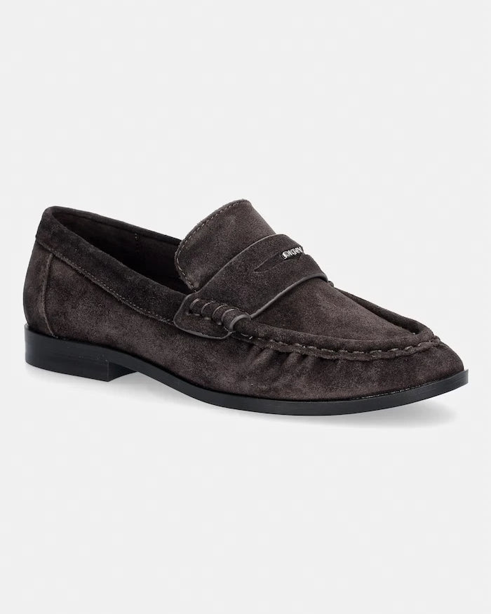DKNY лоуфъри дамски от велур DAWES